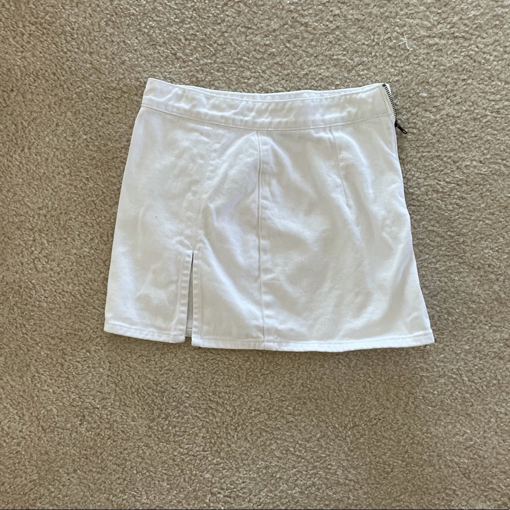 The Lola Mini Skirt White